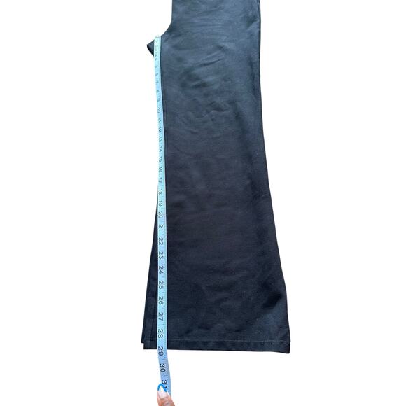 Quince Black Basic Office Work Ultra-Stretch Ponte Straight Leg Pants Large - Picture 12 of 13